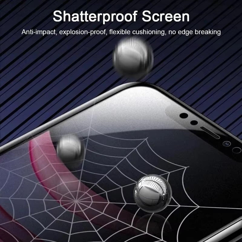 Luxury iPhone Matte Ceramic Privacy Screen Protector – Anti-Spy Protective Film with Anti-Fingerprint Surface, Scratch Resistance & Shatter-Reducing Display Coverage