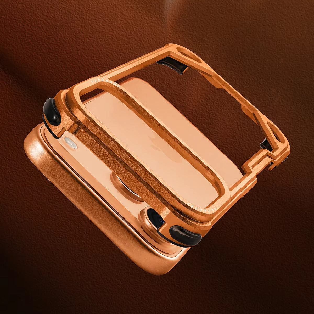 Minimalist iPhone Case — Ultra-Thin Aluminum Alloy Cover with Shockproof Protection and Wireless-Charging Support