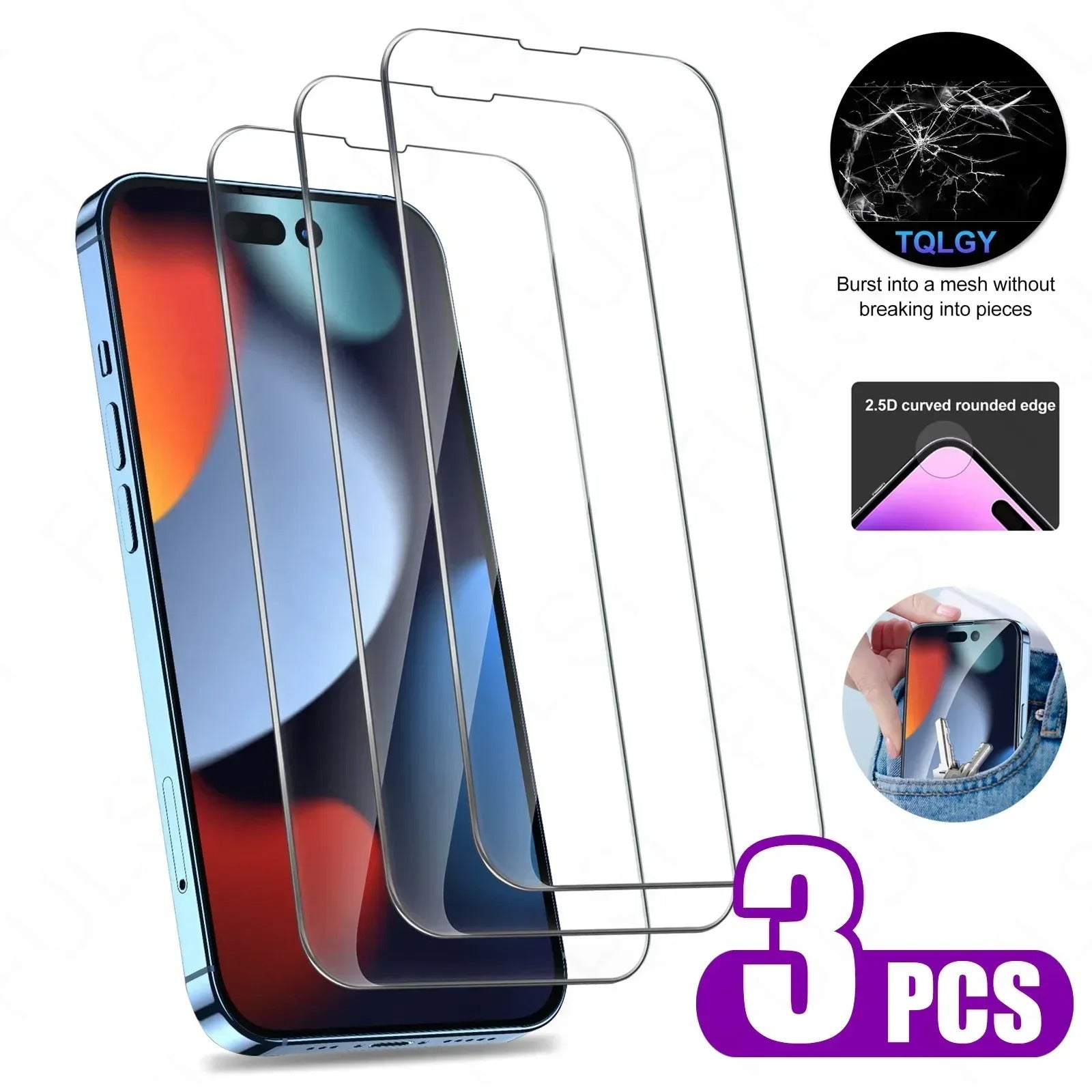 Minimalist iPhone Privacy Screen Protector – Anti-Spy Tempered Glass with Discreet Viewing Protection, Clear Display Clarity & Scratch-Resistant Front Film