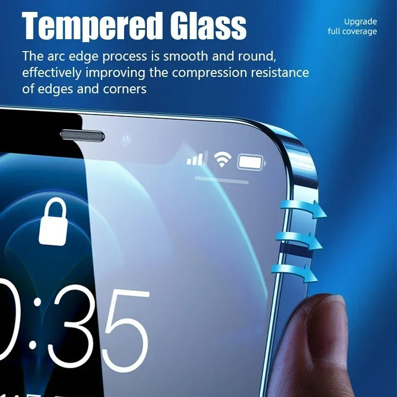 Minimalist iPhone Privacy Screen Protector – Anti-Spy Tempered Glass with Discreet Viewing Protection, Clear Display Clarity & Scratch-Resistant Front Film
