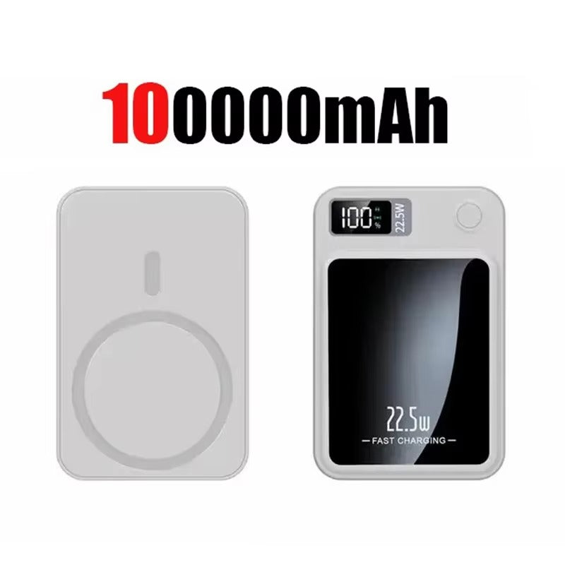 Premium 200000mAh Power Bank Magnetic Wireless Fast Charging 22.5W, Large Capacity Portable External Battery for iPhone Samsung Xiaomi
