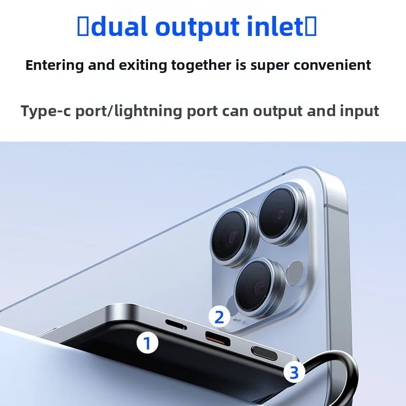 Premium 3-in-1 Magnetic Wireless Power Bank with Metal Stand, Fast Charging, Digital Display, Built-In Cables, Ultra-Thin Portable Battery Pack
