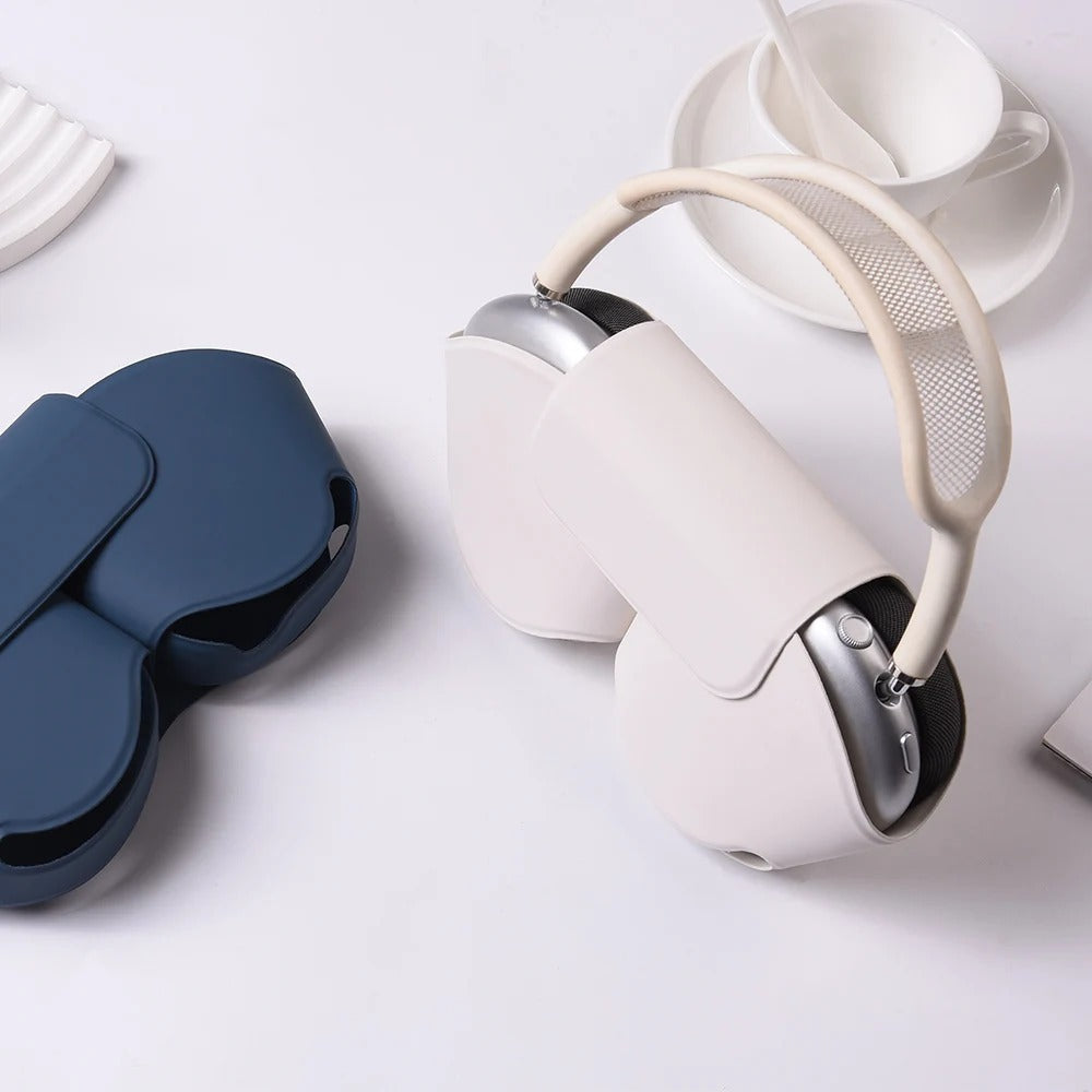 Premium AirPods Max High-Quality Leather Headphone Case, Scratch-Resistant Protective Cover with Smart Sleep Mode