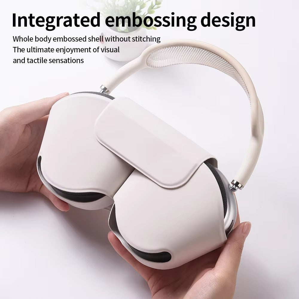 Premium AirPods Max High-Quality Leather Headphone Case, Scratch-Resistant Protective Cover with Smart Sleep Mode