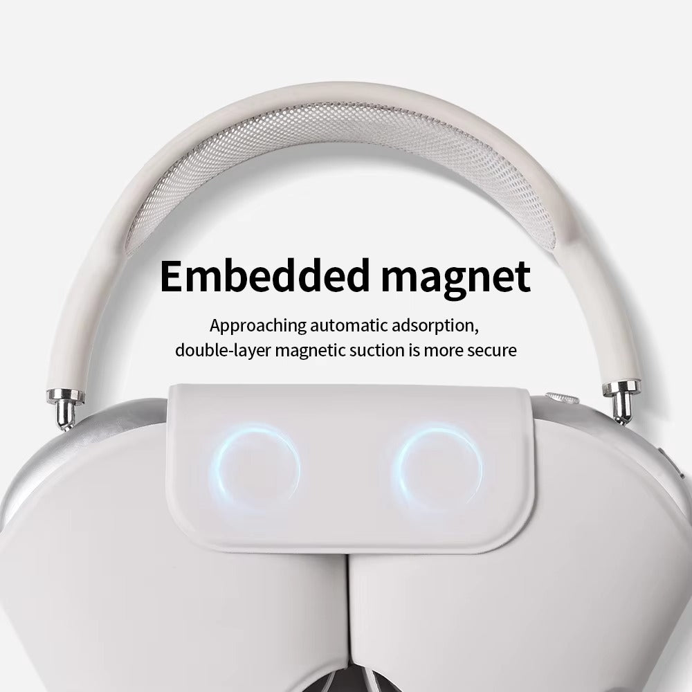 Premium AirPods Max High-Quality Leather Headphone Case, Scratch-Resistant Protective Cover with Smart Sleep Mode