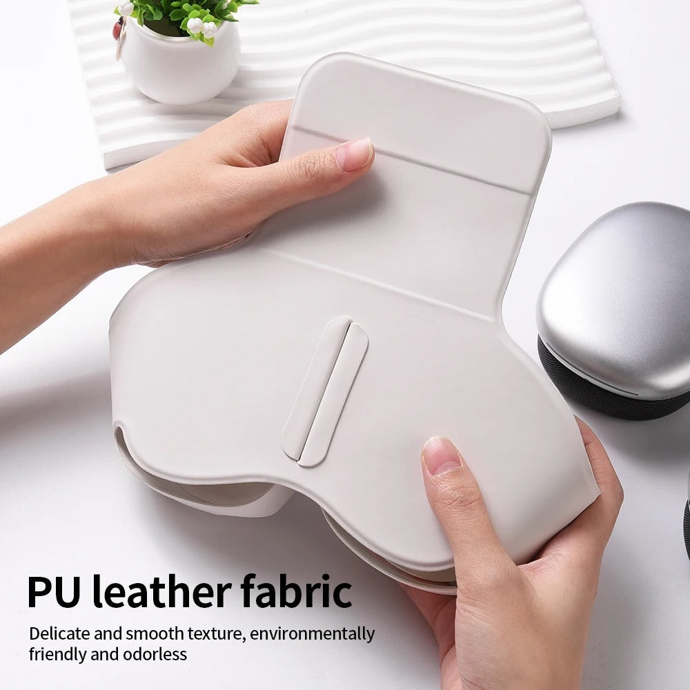 Premium AirPods Max High-Quality Leather Headphone Case, Scratch-Resistant Protective Cover with Smart Sleep Mode