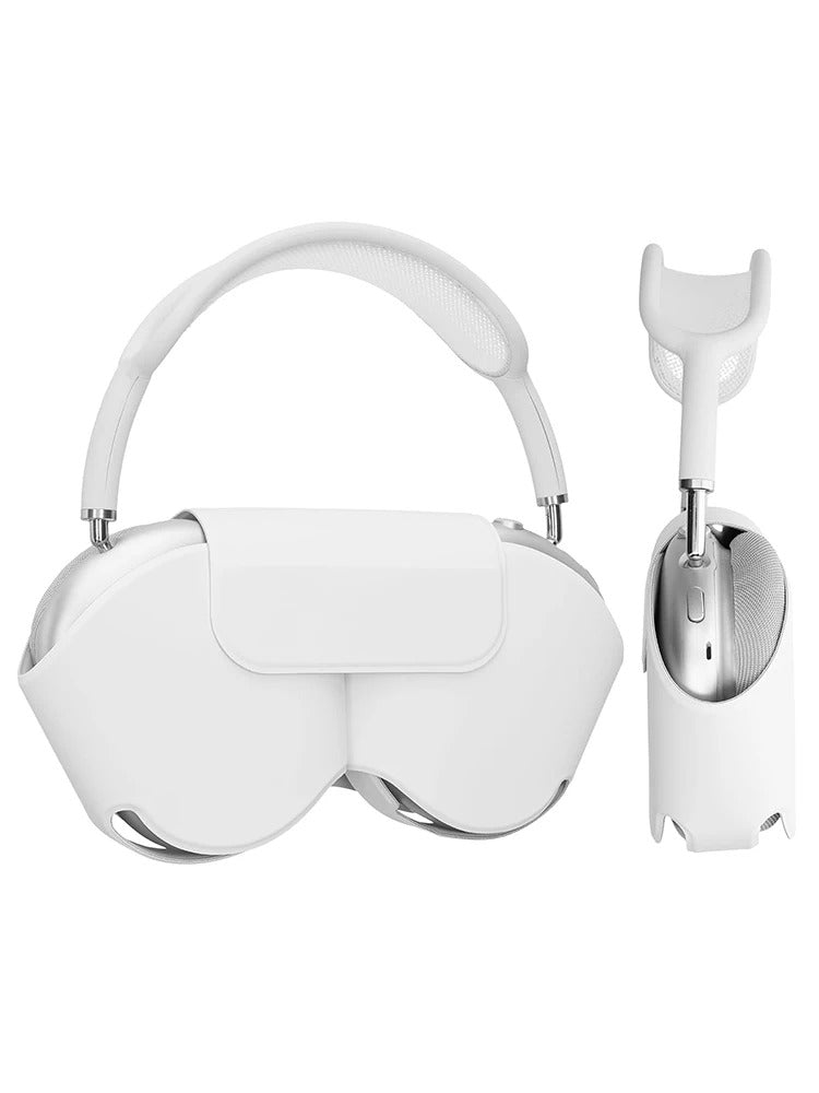 Premium AirPods Max High-Quality Leather Headphone Case, Scratch-Resistant Protective Cover with Smart Sleep Mode