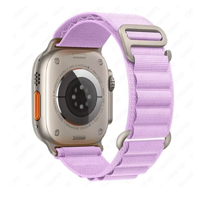 Premium Apple Watch Alpine Loop Strap, Durable Nylon Rugged Band for 49mm 45mm 44mm 42mm 41mm