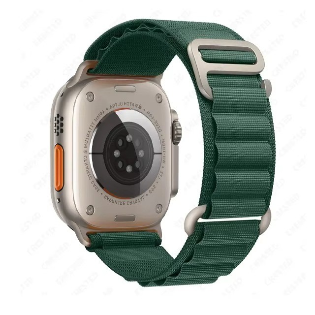 Premium Apple Watch Alpine Loop Strap, Durable Nylon Rugged Band for 49mm 45mm 44mm 42mm 41mm