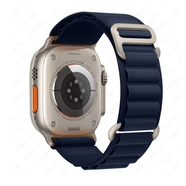 Premium Apple Watch Alpine Loop Strap, Durable Nylon Rugged Band for 49mm 45mm 44mm 42mm 41mm