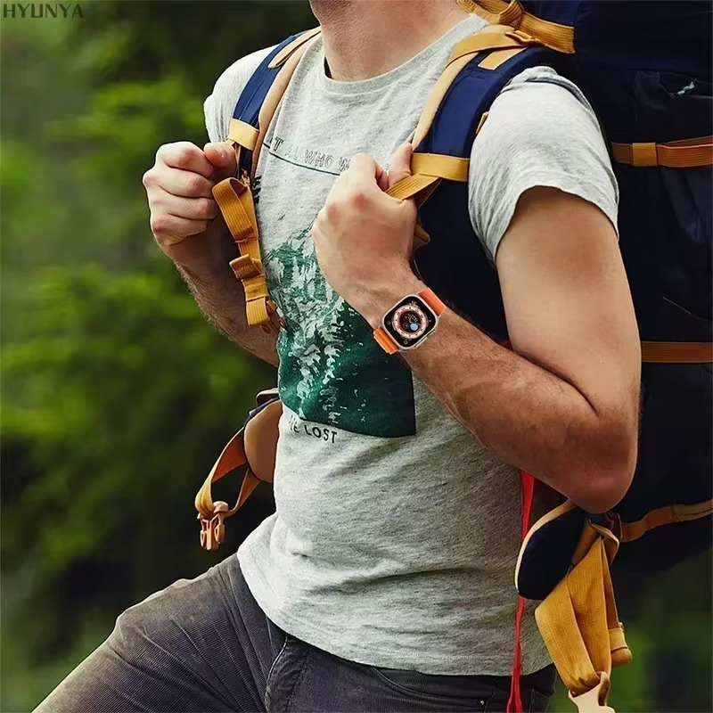 Premium Apple Watch Alpine Loop Strap, Durable Nylon Rugged Band for 49mm 45mm 44mm 42mm 41mm
