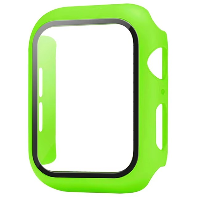 Premium Apple Watch Glass Case & Screen Protector Cover, Full Protection Housing for Series Watches 38mm–45mm