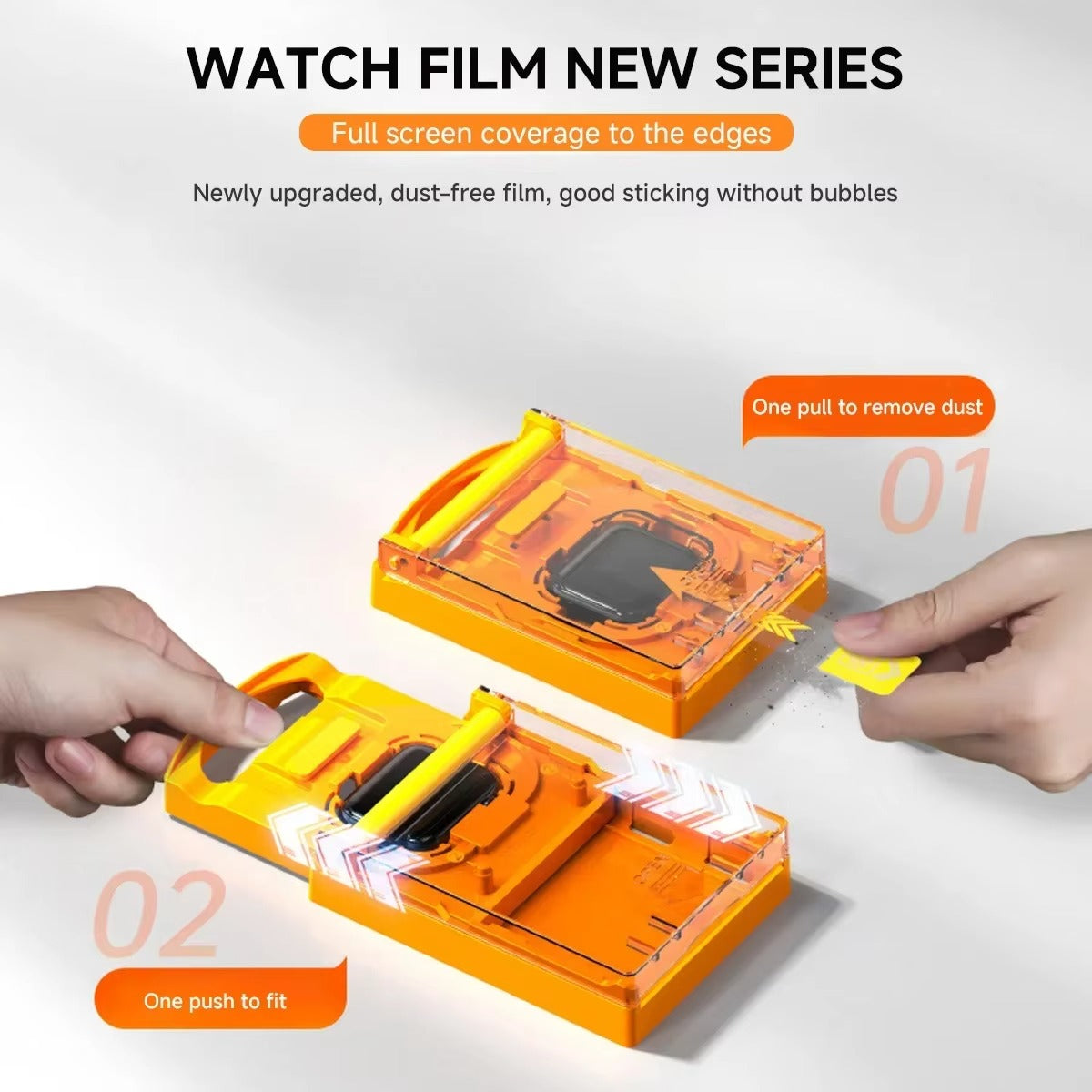 Premium Apple Watch Hydrogel Screen Protector, High-Definition Flexible Film with Scratch Protection for Ultra & Series Watches