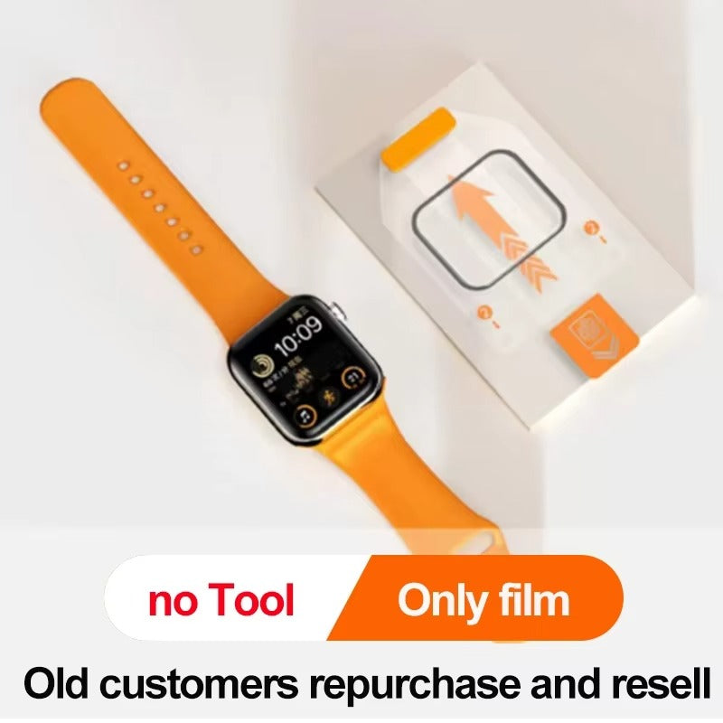 Premium Apple Watch Hydrogel Screen Protector, High-Definition Flexible Film with Scratch Protection for Ultra & Series Watches