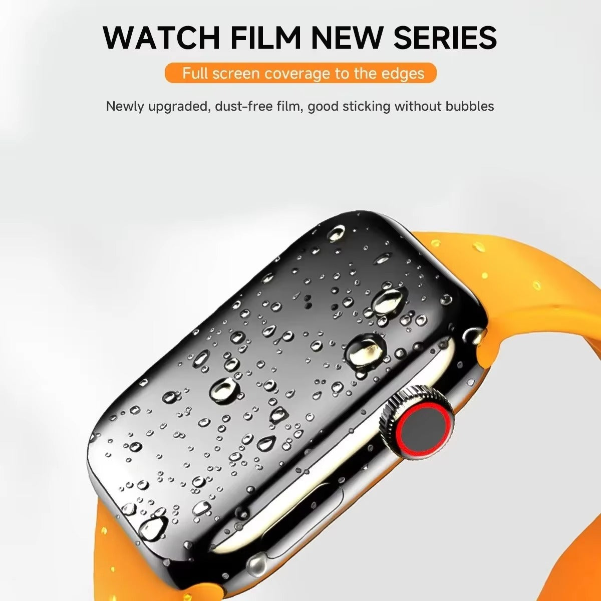 Premium Apple Watch Hydrogel Screen Protector, High-Definition Flexible Film with Scratch Protection for Ultra & Series Watches