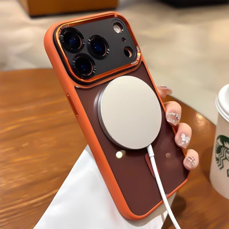 Premium iPhone Case — MagSafe Clear Shockproof Anti-Fingerprint Cover with Slim Grip Design and Wireless-Charging Support