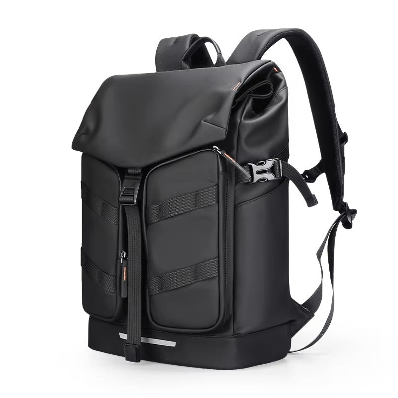 Premium Men's Laptop Backpack for Work and Travel, Large Capacity Oxford Commuter Backpack with Computer Compartment and Business Style