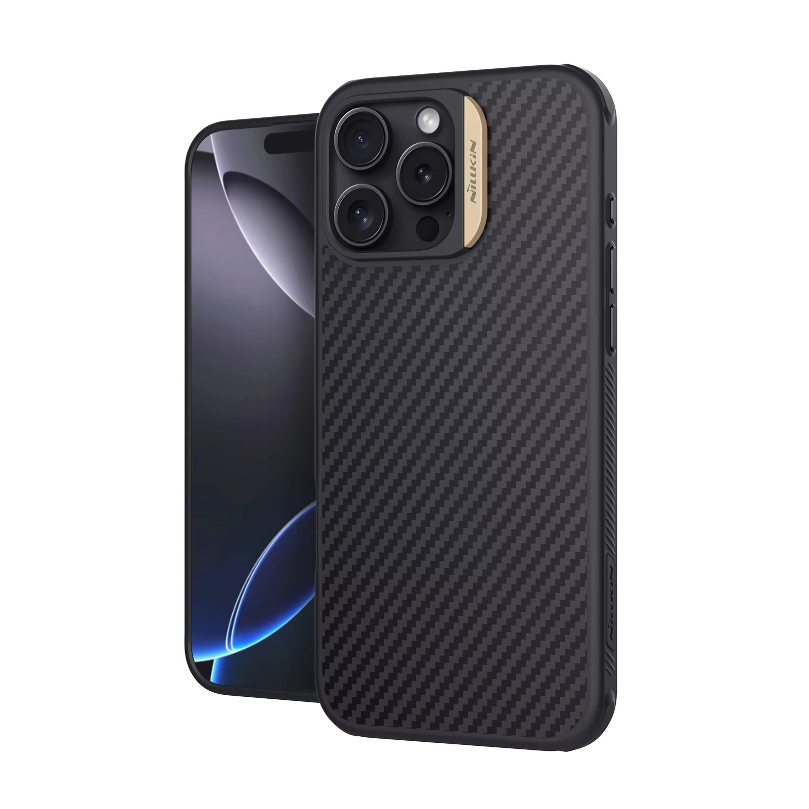 Premium iPhone Case — CarboProp Magnetic TPU+PC Cover with Lens Holder, Shockproof Protective Shell & MagSafe-Compatible Design