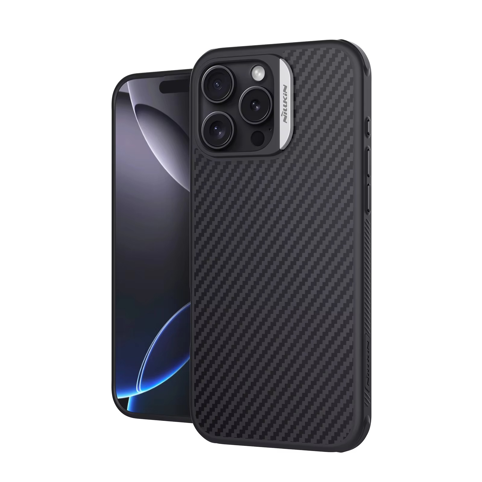 Premium iPhone Case — CarboProp Magnetic TPU+PC Cover with Lens Holder, Shockproof Protective Shell & MagSafe-Compatible Design