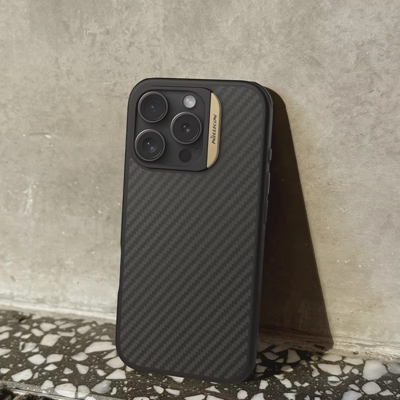 Premium iPhone Case — CarboProp Magnetic TPU+PC Cover with Lens Holder, Shockproof Protective Shell & MagSafe-Compatible Design