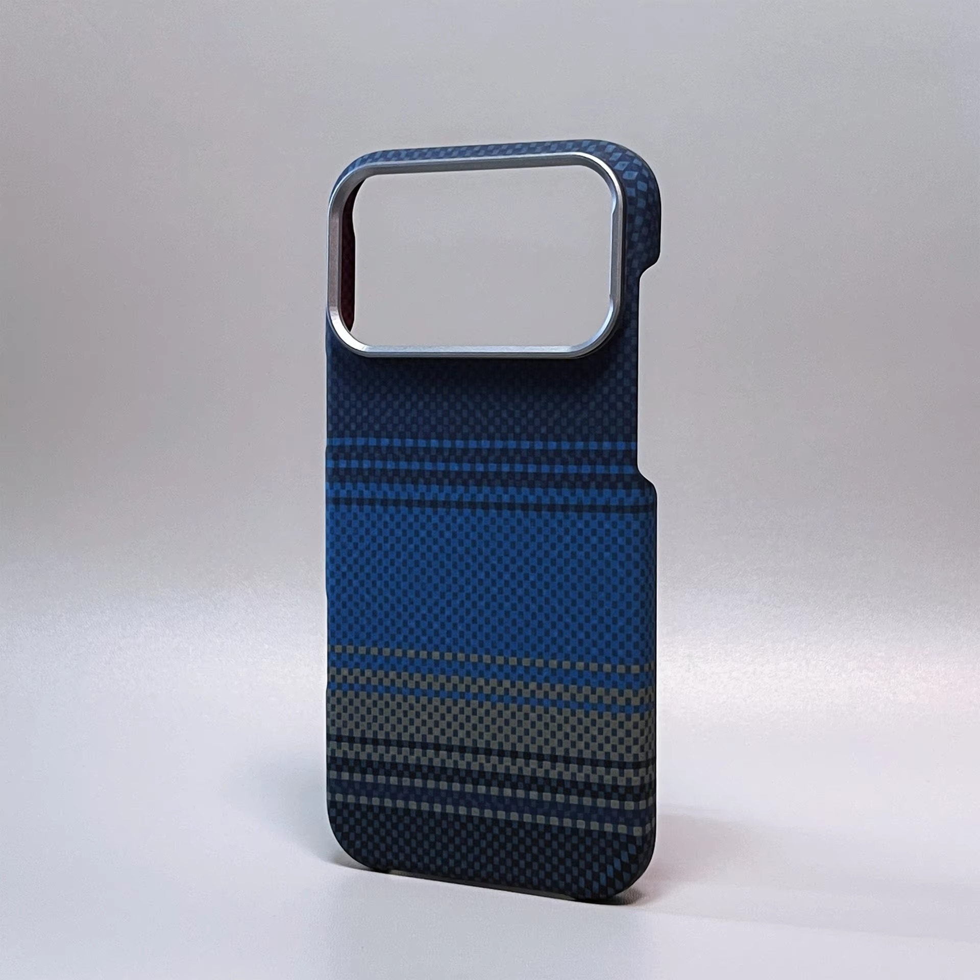Premium iPhone Case — Carbon Fiber Texture Magnetic Cover with MagSafe Charging Support, Shock-Absorbing PC+TPU Hybrid Half-Wrapped Design