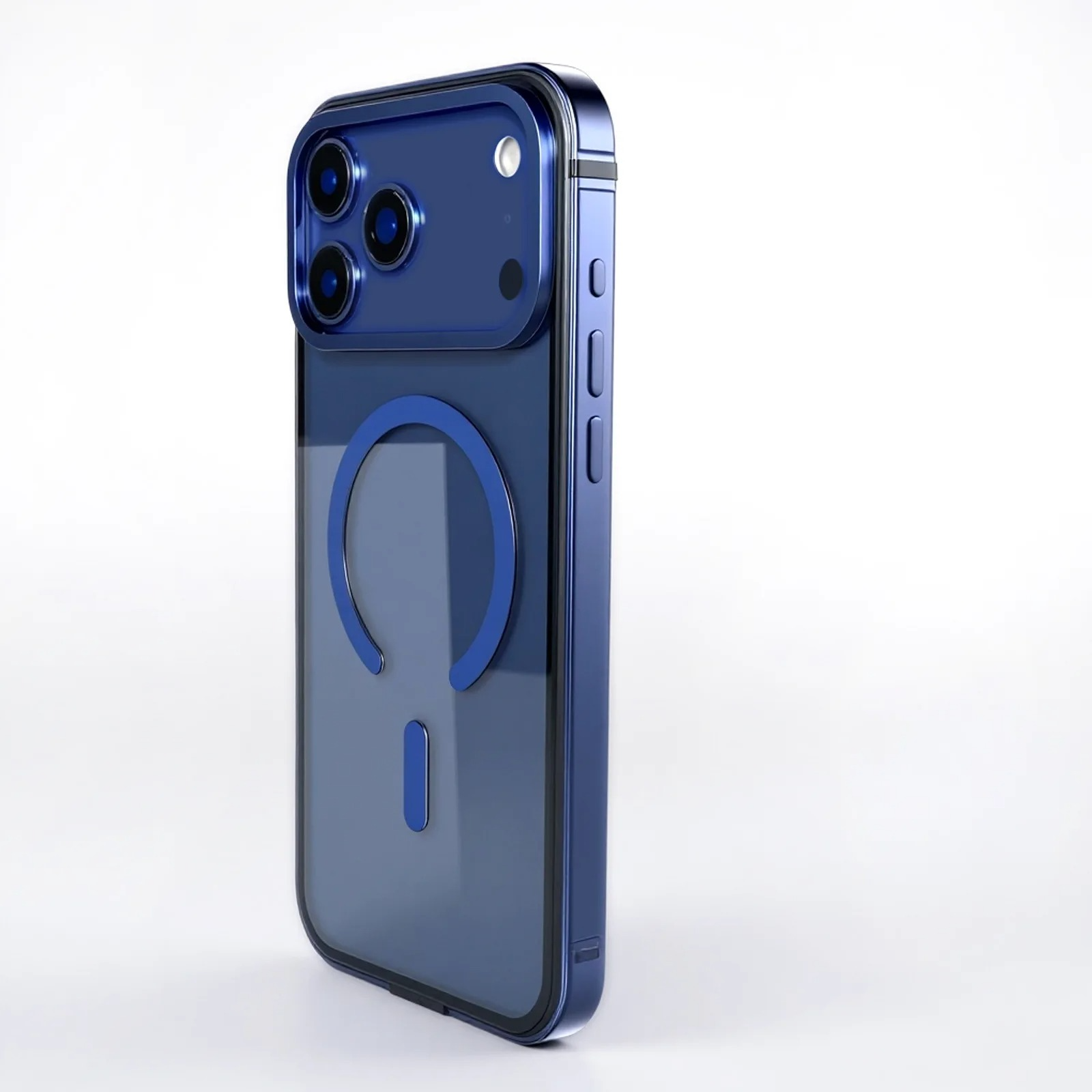 Premium iPhone Case — High-End Metal Frame with MagSafe Magnetic Charging, HD Acrylic Backplate, Durable Aluminum Alloy Protective Design