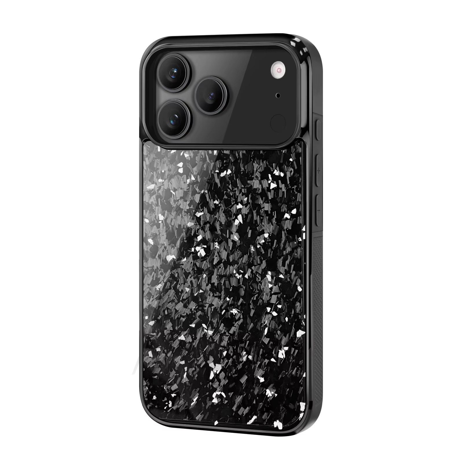 Premium iPhone Case — Real Forged Carbon Fiber MagSafe Cover with Shockproof Full-Coverage TPU Hybrid Design & Non-Slip Textured Finish