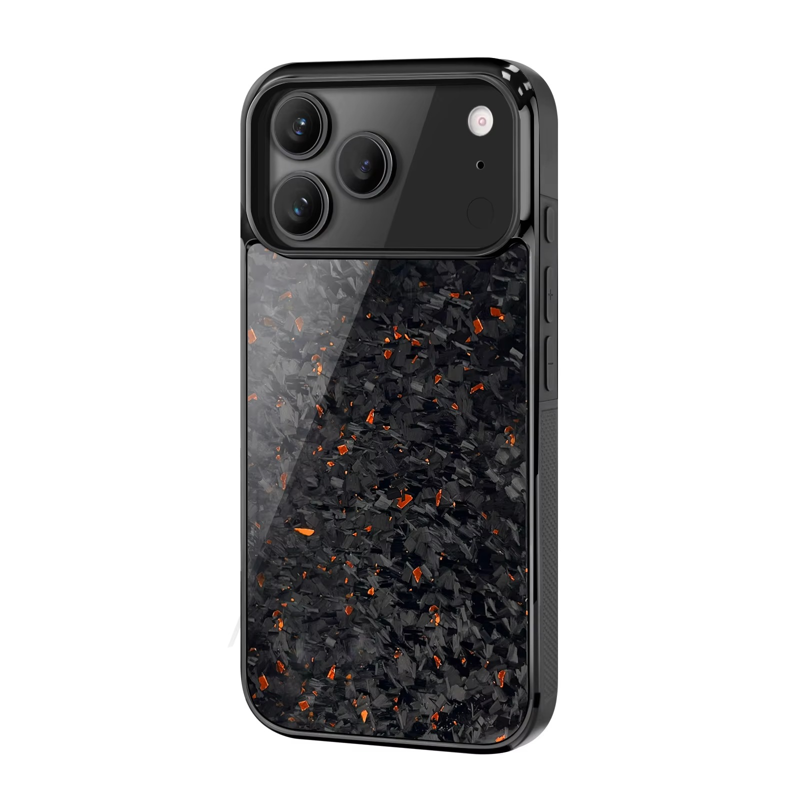 Premium iPhone Case — Real Forged Carbon Fiber MagSafe Cover with Shockproof Full-Coverage TPU Hybrid Design & Non-Slip Textured Finish