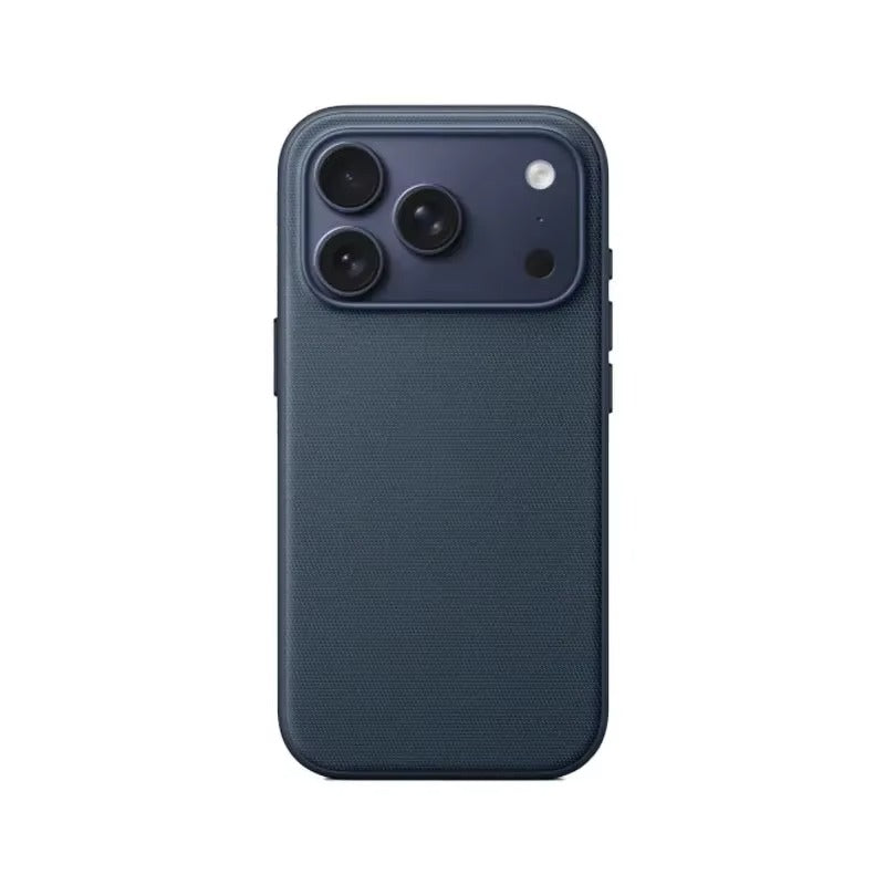 Premium iPhone Case — Woven MagSafe Strong Magnetic Cover with Wireless Charging, Anti-Fingerprint Non-Slip Waterproof Fabric Design