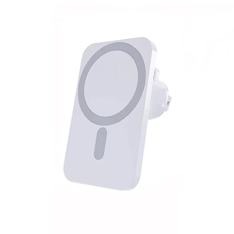 Premium iPhone MagSafe Magnetic Car Wireless Charger, Fast Charging Phone Mount with 360° Rotation, Air Vent Holder & Type-C Input