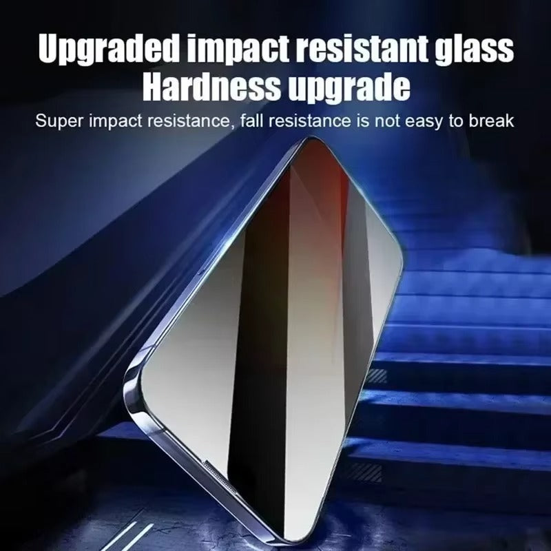 Premium iPhone Privacy Screen Protector – Oleophobic Tempered Glass with Anti-Spy Protection, Anti-Fingerprint, Anti-Scratch & Shatter-Resistant HD Glass