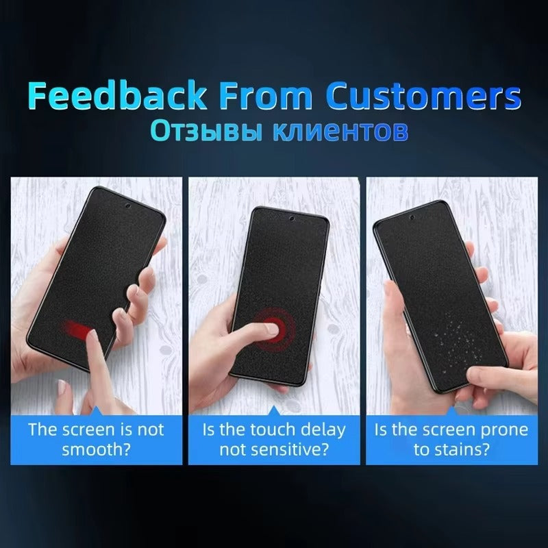 Refined iPhone Matte Tempered Glass Screen Protector – Frosted Anti-Glare Finish with Fingerprint Resistance, Scratch Protection & Shatter-Resistant Display Shield