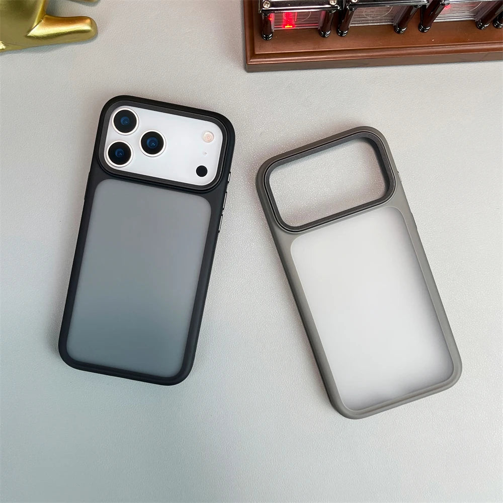 Rugged iPhone Case — Magnetic Shockproof Matte Hybrid Armor Cover with Camera Protection, Active Touch Buttons and Anti-Fingerprint Hard Shell