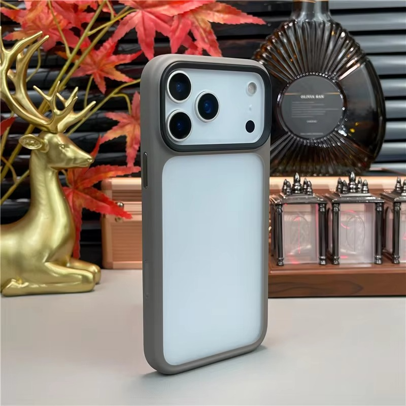 Rugged iPhone Case — Magnetic Shockproof Matte Hybrid Armor Cover with Camera Protection, Active Touch Buttons and Anti-Fingerprint Hard Shell