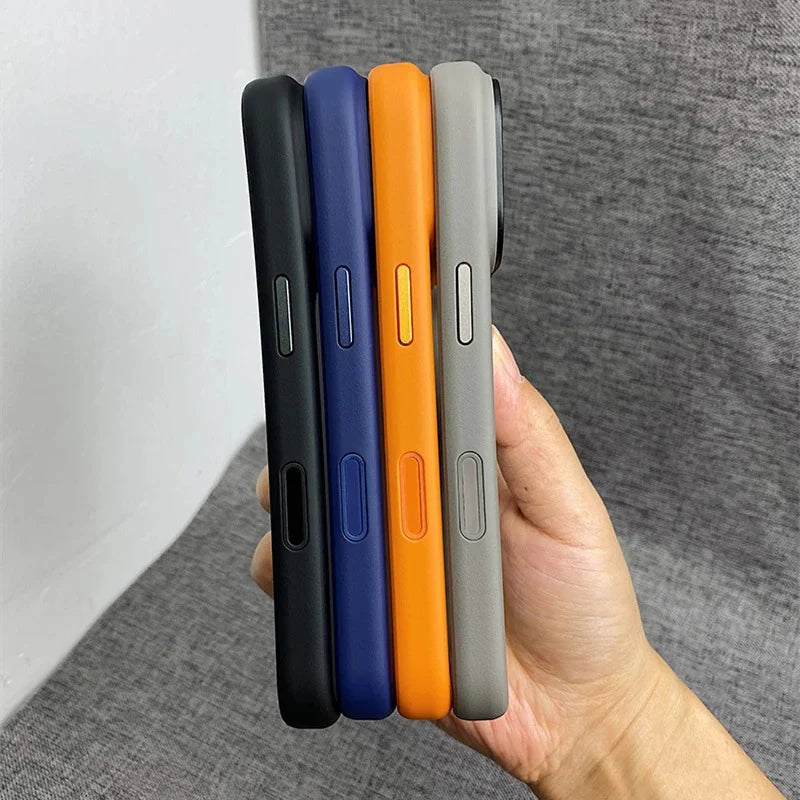 Rugged iPhone Case — Magnetic Shockproof Matte Hybrid Armor Cover with Camera Protection, Active Touch Buttons and Anti-Fingerprint Hard Shell