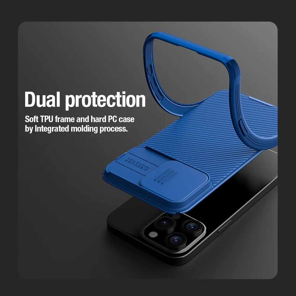 Rugged iPhone Case — CamShield Pro Magnetic Cover with Sliding Camera Protection, Tough TPU+PC Shell and Durable Shockproof Design