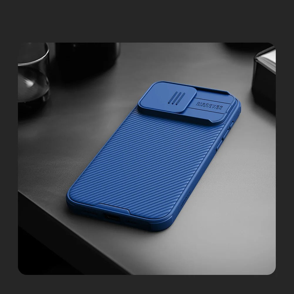 Rugged iPhone Case — CamShield Pro Magnetic Cover with Sliding Camera Protection, Tough TPU+PC Shell and Durable Shockproof Design