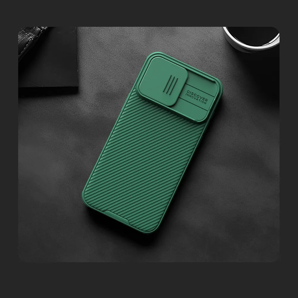 Rugged iPhone Case — CamShield Pro Magnetic Cover with Sliding Camera Protection, Tough TPU+PC Shell and Durable Shockproof Design
