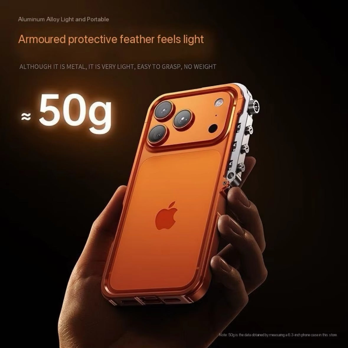 Rugged iPhone Case — Cyberpunk Aluminum Alloy Mechanical Bumper with Shockproof Metal Frame and Heavy-Duty Drop Protection