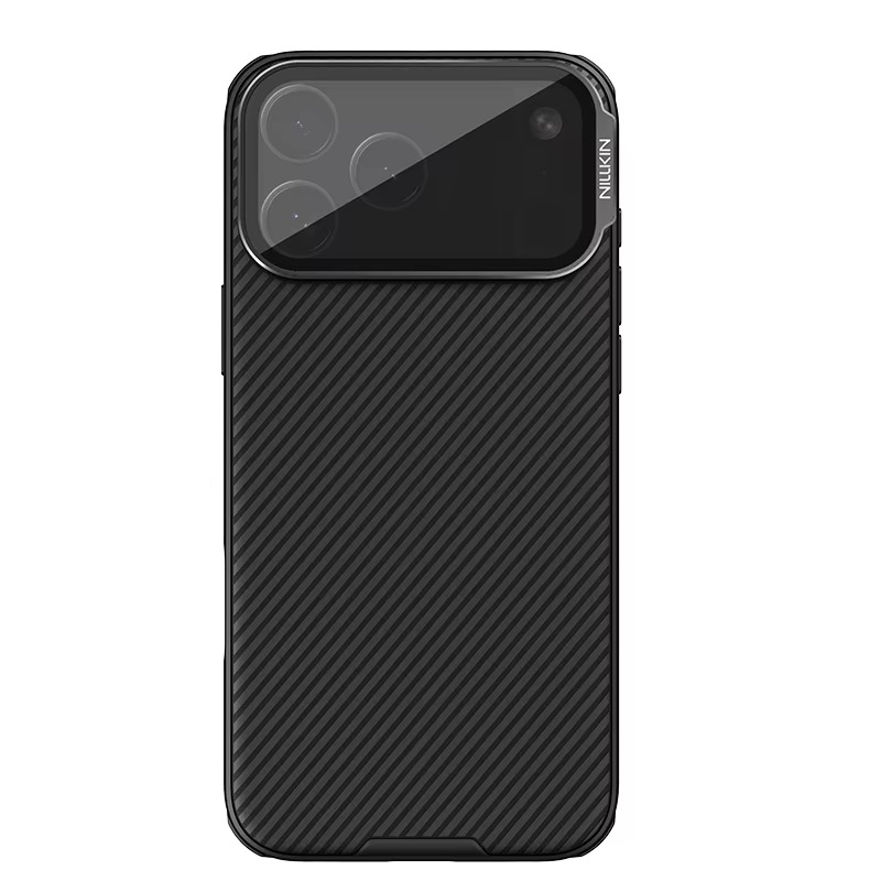 Rugged iPhone Case — MagSafe CamShield Cover with Foldable Lens Stand, Shockproof Textured PC Half-Wrapped Non-Slip Protective Design
