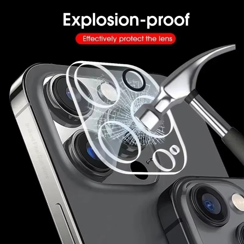 Elite iPhone Camera Lens Protector Glass – Full Cover Tempered Glass Shield, Scratch & Impact Protection, Crystal Clear Lens Guard Film
