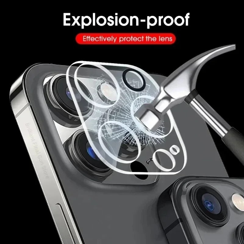Elite iPhone Camera Lens Protector Glass – Full Cover Tempered Glass Shield, Scratch & Impact Protection, Crystal Clear Lens Guard Film