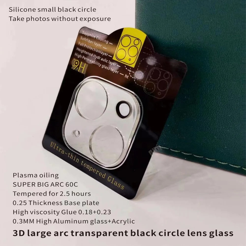 Elite iPhone Camera Lens Protector Glass – Full Cover Tempered Glass Shield, Scratch & Impact Protection, Crystal Clear Lens Guard Film