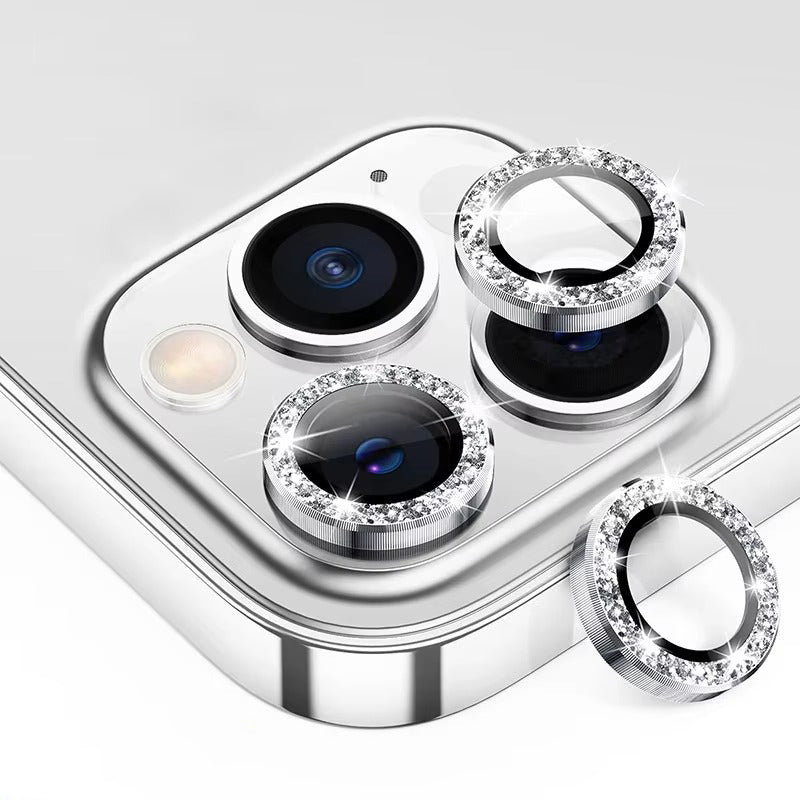 Elite iPhone Camera Lens Protector – Diamond Metal Protective Glass with Precision Fit, Scratch Resistance & Shatter Protection for Rear Camera Lenses
