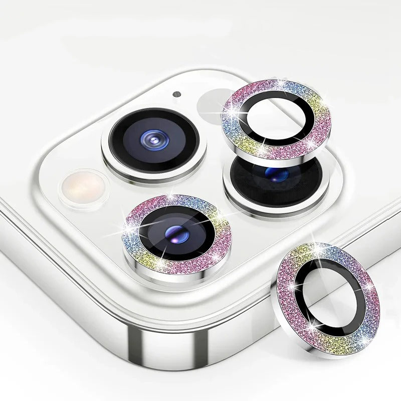 Elite iPhone Camera Lens Protector – Diamond Metal Protective Glass with Precision Fit, Scratch Resistance & Shatter Protection for Rear Camera Lenses