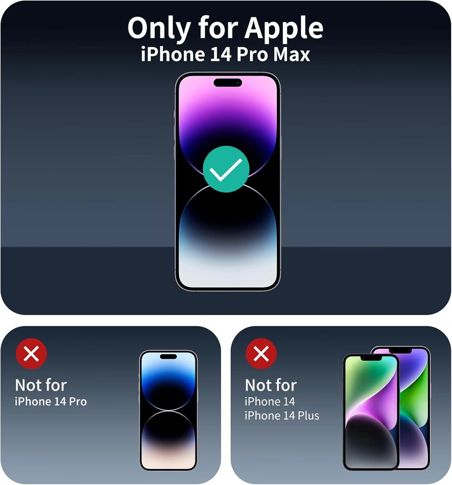Elite iPhone HD Screen & Camera Lens Protector – Tempered Glass Display Shield with Scratch-Resistant, Shatter-Protective Clarity for Front Screen and Lens