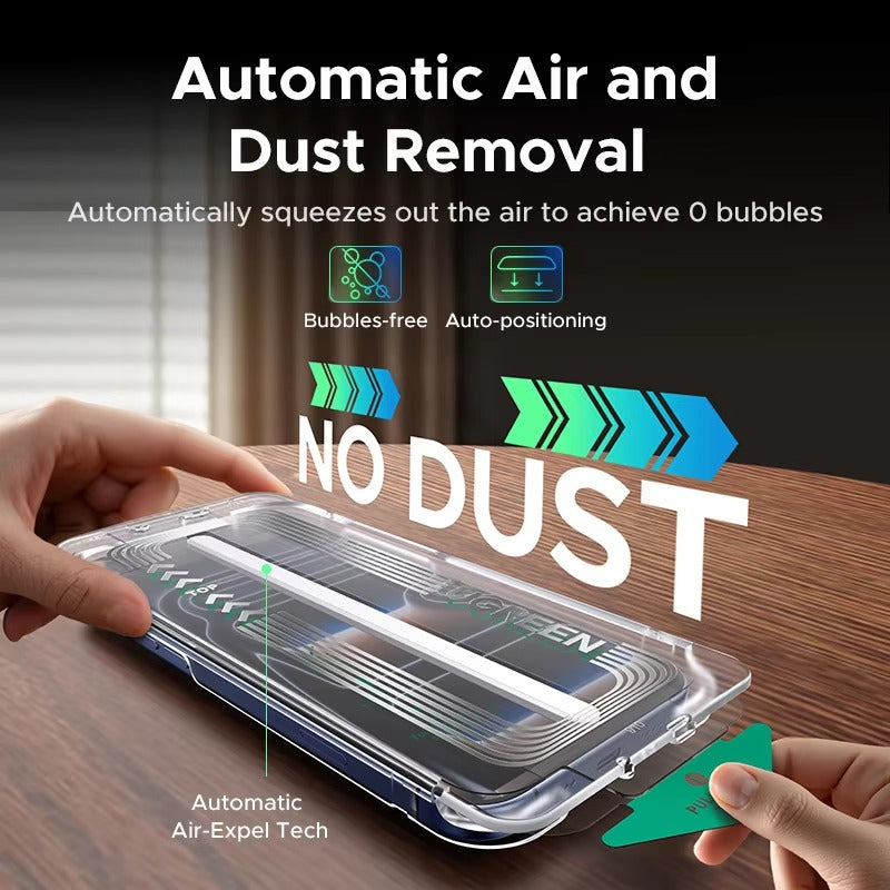 Elite iPhone Privacy Screen Protector – Anti-Spy Tempered Glass with Clear Display Visibility, Fingerprint Resistance, Scratch Defense & Shatter-Protective Front Film