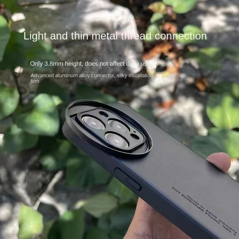 High-Quality Phone Camera Lens Case with 58mm Thread Filter Interface, Tough Full Coverage Build, Anti-Fingerprint Anti-Dust Protection