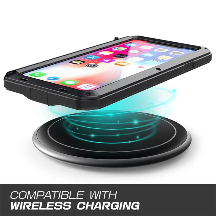 High-Quality iPhone Case — Shockproof Armor Metal Aluminum Full Protective Bumper Cover with Anti-Fingerprint & Non-Slip Design