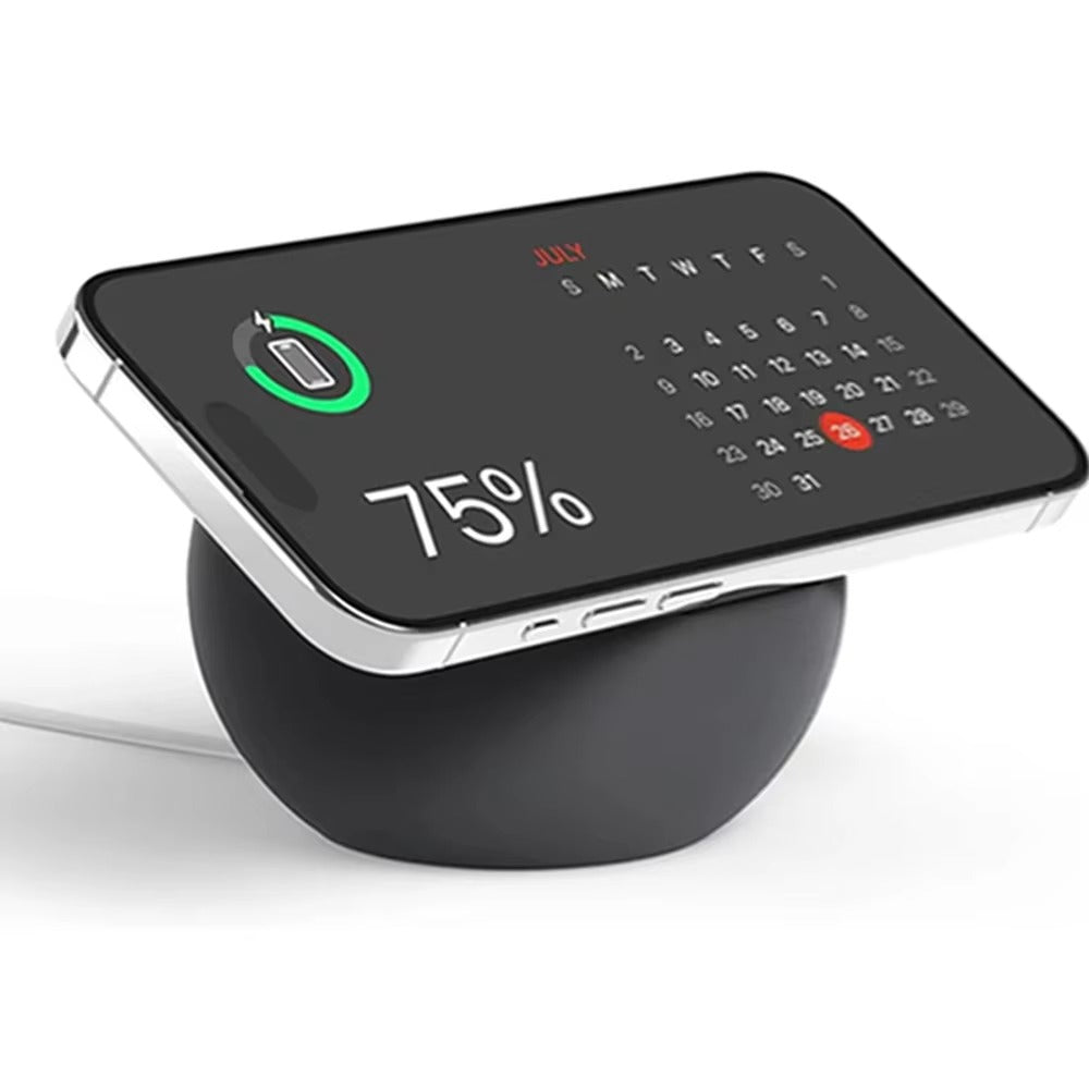 High-Quality iPhone MagSafe Silicone Desk Stand, Magnetic Desktop Base for Wireless Charging with Stable Non-Slip Holder Design
